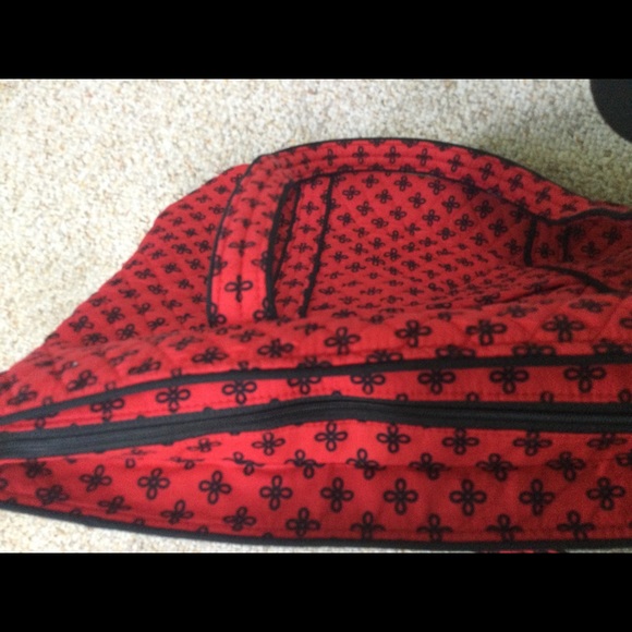 Vera Bradley NWOT Red & Black Tote - Picture 4 of 5